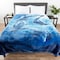Hastings Home Hastings Home 8 pound Fleece Blanket with Ocean Dolphins Pattern for Sofa bed (74 inch x 91 inch) 880857JPK - alternate 2